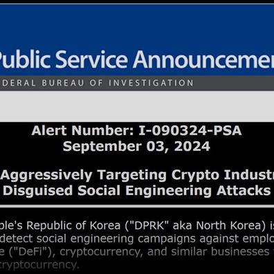 FBI Memperingatkan Industri Kripto: Peretas Korea Utara Melancarkan Serangan Canggih