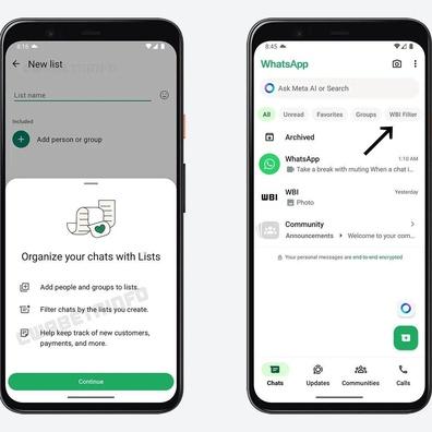 WhatsApp akan Memperkenalkan Filter Obrolan Kustom untuk Pengorganisasian yang Lebih Baik